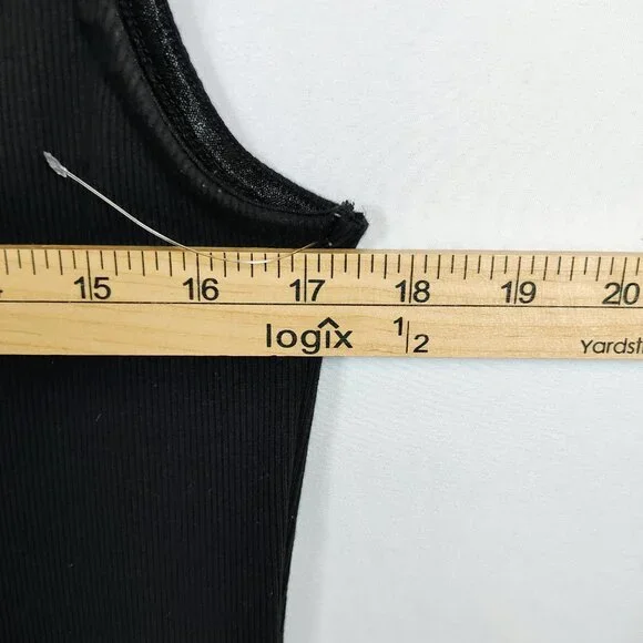 House of Harlow 1960 Women's XL Black Sleeveless Maxi Dress Mock Neck NWOT - Picture 6 of 7